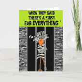 Jailbird Greeting Card Karte (Vorderseite)