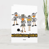 Jailbird Greeting Card Karte (Rückseite)
