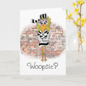 Jailbird Grußkarte Karte (Gelbe Blume)