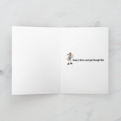 Jailbird Grußkarte Karte (Innenseite)