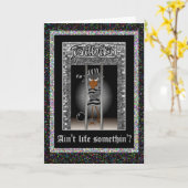 Jailbird Grußkarte Karte (Gelbe Blume)