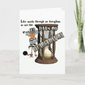 Jailbird-Grußkarte Karte (Vorderseite)