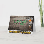 Jailbird-Grußkarte: Vatertag Karte (Rückseite)