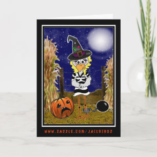 Jailbird Halloween Card Karte