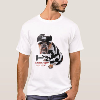 Jailbird-Hund T-Shirt