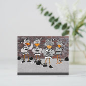 Jailbird-Postkarte Postkarte (Stehend Vorderseite)