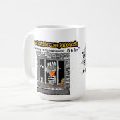 Jailbird-Tasse: Jailbirdz Kaffeetasse (Vorderseite Links)