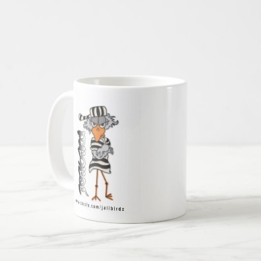 Jailbird-Tasse Kaffeetasse (Vorderseite Links)