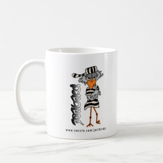 Jailbird-Tasse Kaffeetasse (Links)