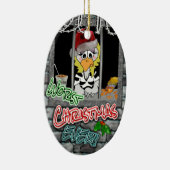 Jailbird-Weihnachtsverzierung 2014 Keramik Ornament (Rechts)