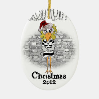 Jailbirdverzierung (weiblicher Insasse) Keramikornament