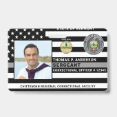 Jailor-ID der Foto-Gesellschaft für Korrektionsref Ausweis (Front)