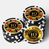 Jaime-1 Vegas Casino Chip Red & Black (Stapel)