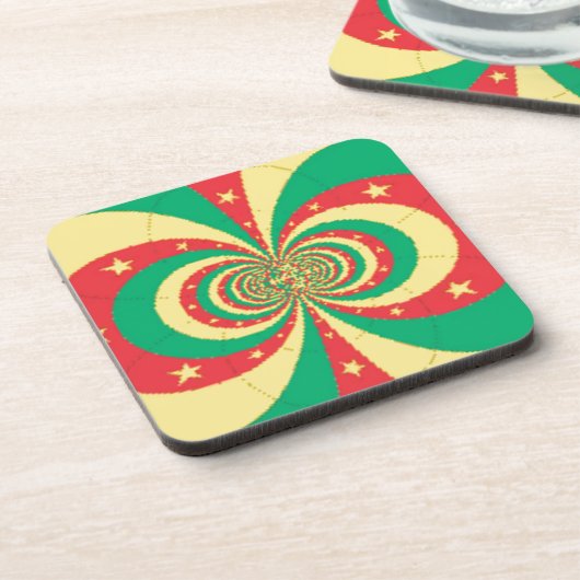 J'aime Cameroon Getränkeuntersetzer (Linke Seite)