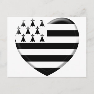 j'aime la Bretagne Postkarte