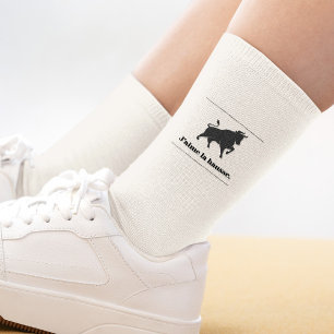J'aime la Hausse. Die Börsenbulle Socken