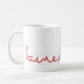 J'aime La Paris (I Liebe Paris) Kaffeetasse (Links)