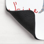 J'aime La Paris (I Liebe Paris) Mousepad (Ecke)