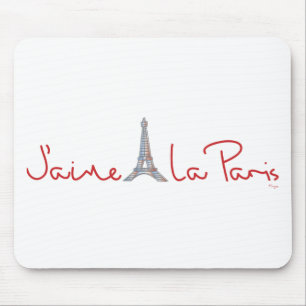 J'aime La Paris (I Liebe Paris) Mousepad