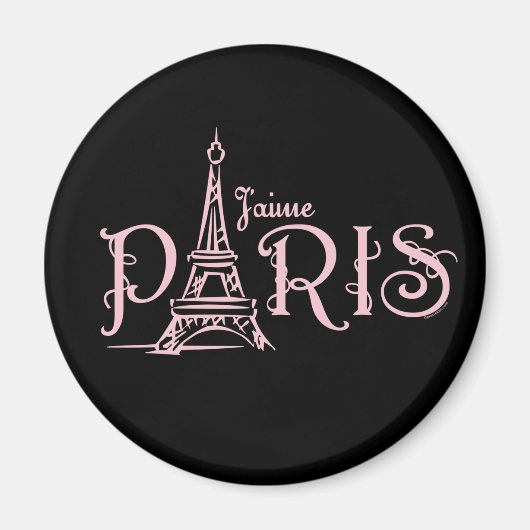 J'aime Paris (Dark) Magnet (Vorne)