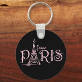J'aime Paris (Dark) Schlüsselanhänger (Vorderseite)