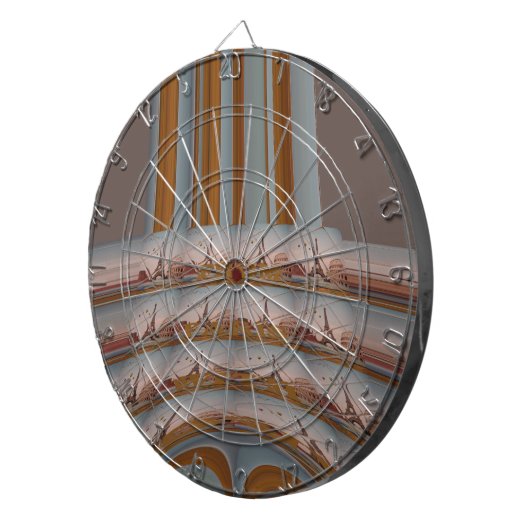 J'aime Paris ( I Liebe Paris ) Dartscheibe (Vorderseite rechts)