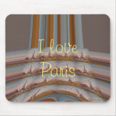 J'aime Paris ( I Liebe Paris ) Mousepad (Vorne)