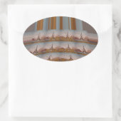 J'aime Paris ( I Liebe Paris ) Ovaler Aufkleber (Tasche)