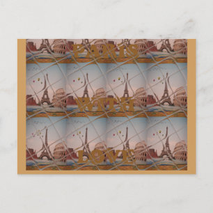 J'aime Paris ( I Liebe Paris ) Postkarte