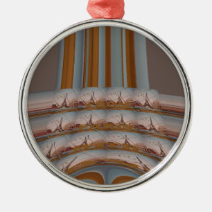 J'aime Paris ( I Liebe Paris ) Silbernes Ornament