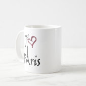 j'aime Paris Kaffeetasse (Vorderseite Links)