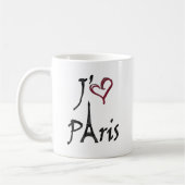 j'aime Paris Kaffeetasse (Links)