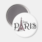 J'aime Paris Magnet (Vorderseite/Rückseite)