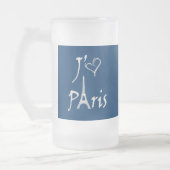 j'aime Paris Mattglas Bierglas (Links)