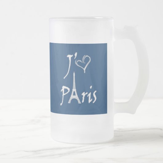 j'aime Paris Mattglas Bierglas (Rechts)