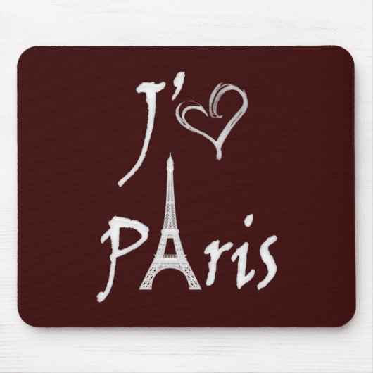 j'aime Paris Mousepad (Vorne)