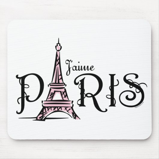 J'aime Paris Mousepad (Vorne)