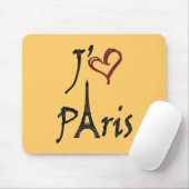 j'aime Paris Mousepad (Mit Mouse)