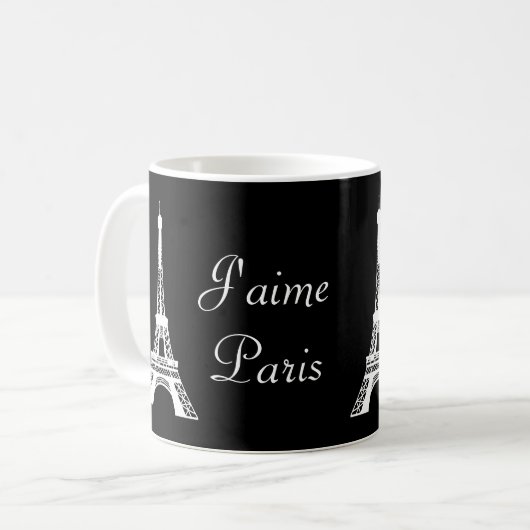 J'aime Paris Tasse (Vorderseite Links)