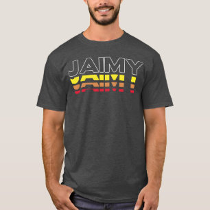 Jaimy Vorname Lustig Vintage Sonnenuntergang Jaimy T-Shirt