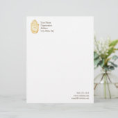 Jain Symbol Briefkopf (Stehend Vorderseite)