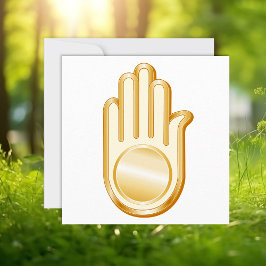 Jain Symbol Einladung/Ankündigung Flachkarte