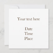 Jain Symbol Einladung/Ankündigung Flachkarte (Rückseite)