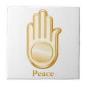Jain Symbol Fliese (Vorderseite)
