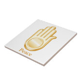 Jain Symbol Fliese (Seite)