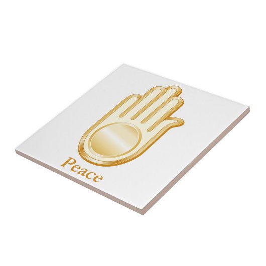 Jain Symbol Fliese (Seite)