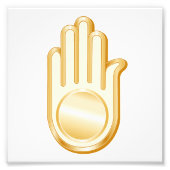 Jain Symbol Fotodruck (Vorne)