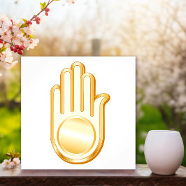 Jain Symbol Fotodruck
