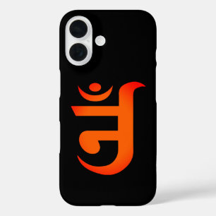 Jain Symbol für OM iPhone 16 Hülle