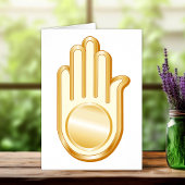 Jain Symbol Greeting Card